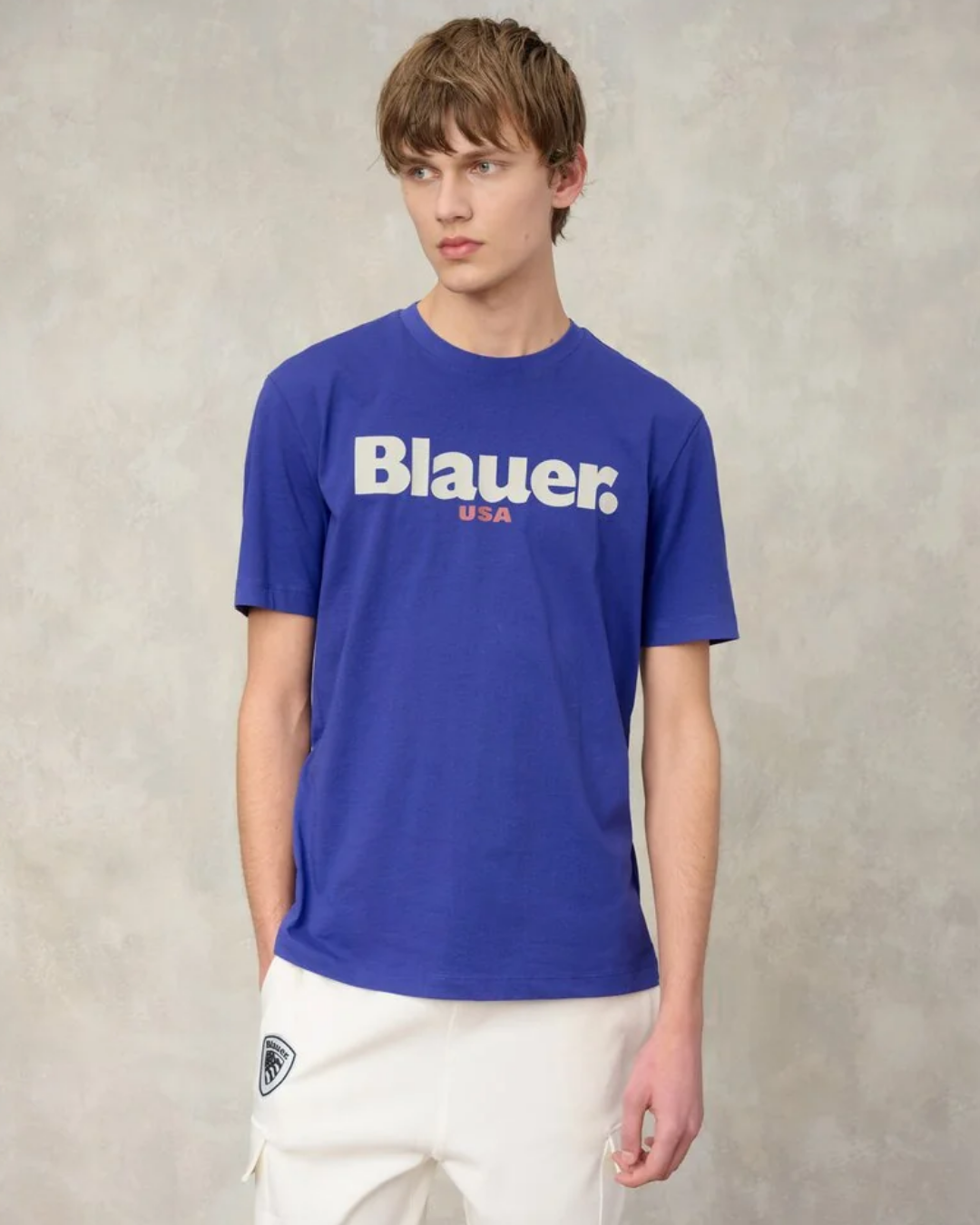 T-SHIRT ERNST|Colore:Blu clematide