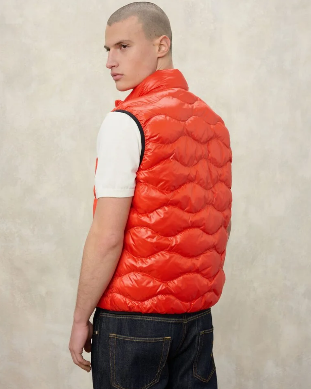 SMANICATO UOMO BLAUER DANNY BIANCO|Colore:Rosso