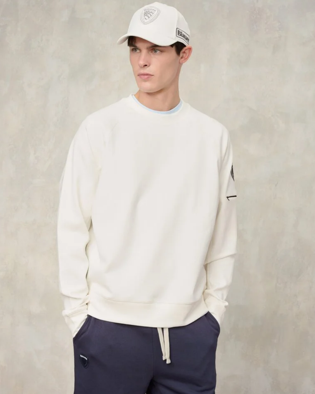 Elasticized Crew Neckline Sweatshirt Lydon|Colore:102