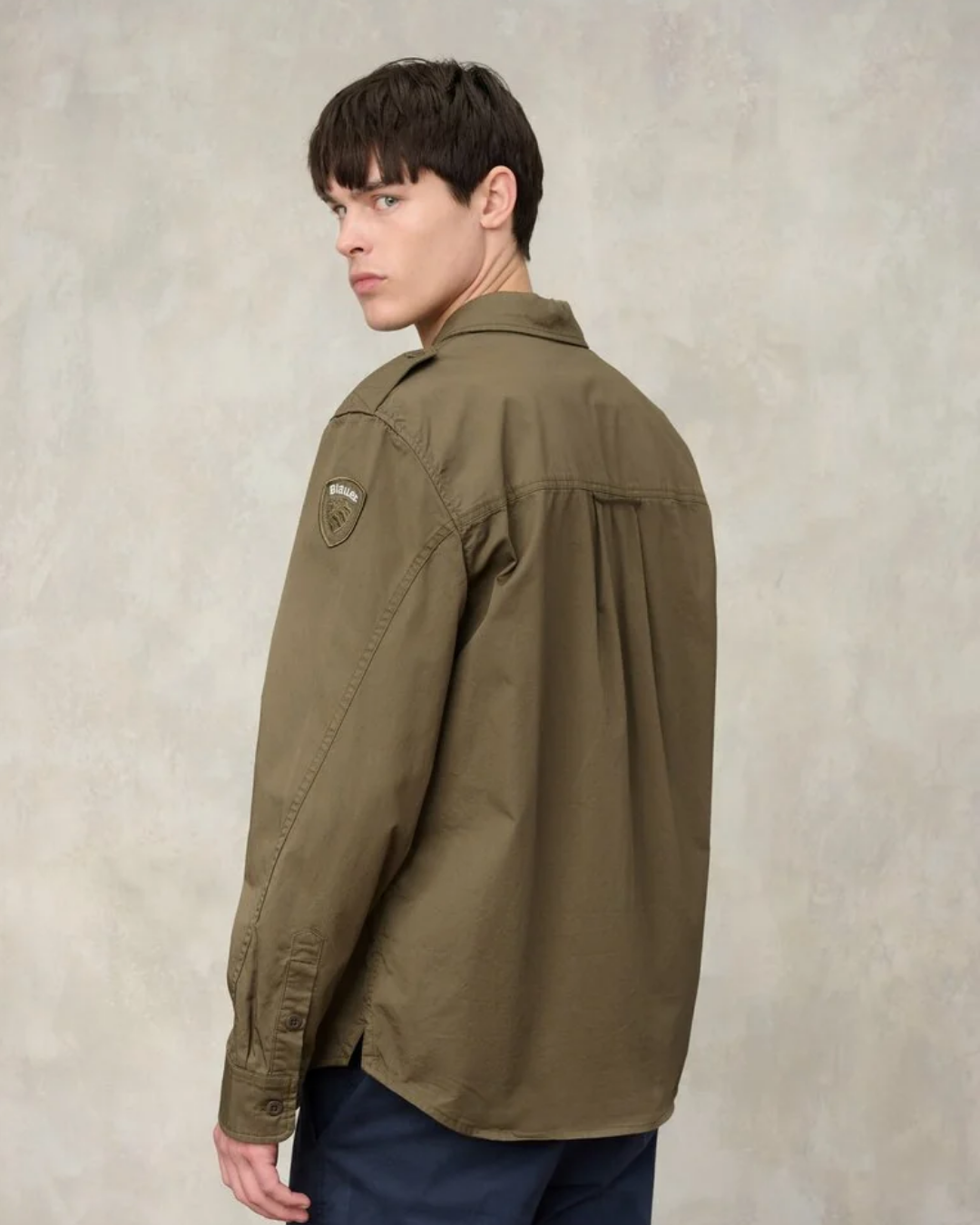 CAMICIA CON CONTROSPALLINE LANGLEY|Colore:60h