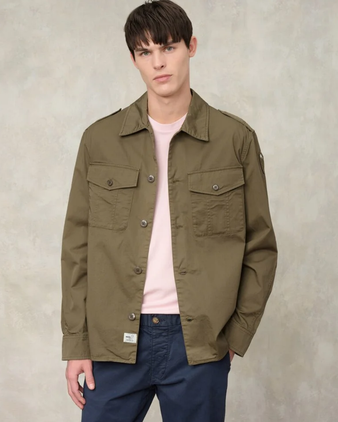 CAMICIA CON CONTROSPALLINE LANGLEY|Colore:60h