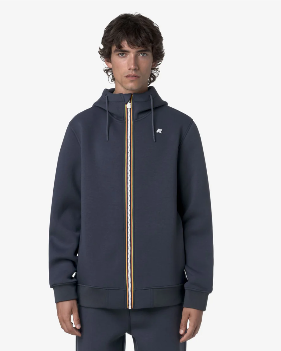 FELPA CON CAPPUCCIO - -RAINER SPACER|Colore:Blue airforce