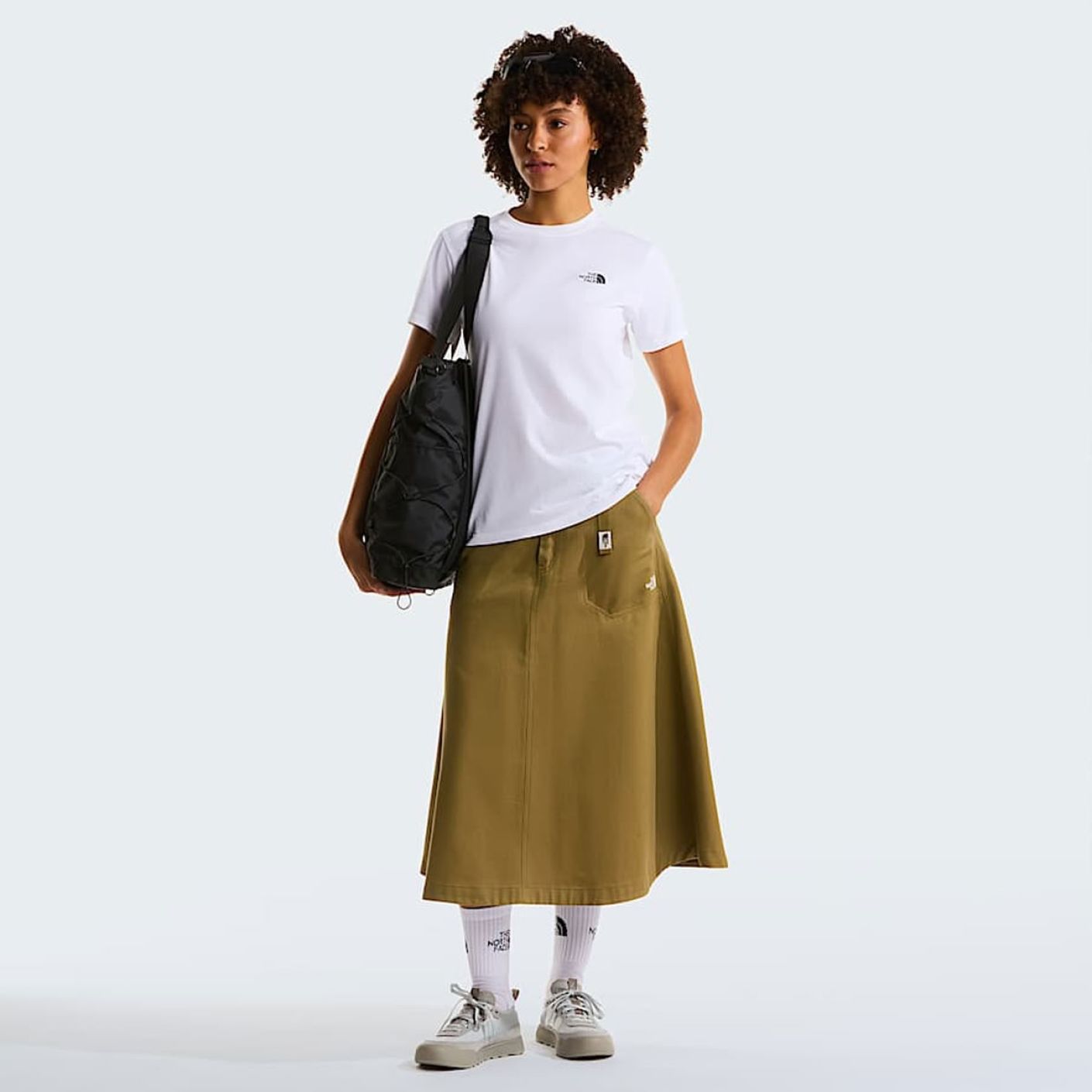The North Face T-Shirt Evolution Simple Dome Slim |Colore:Tnf white