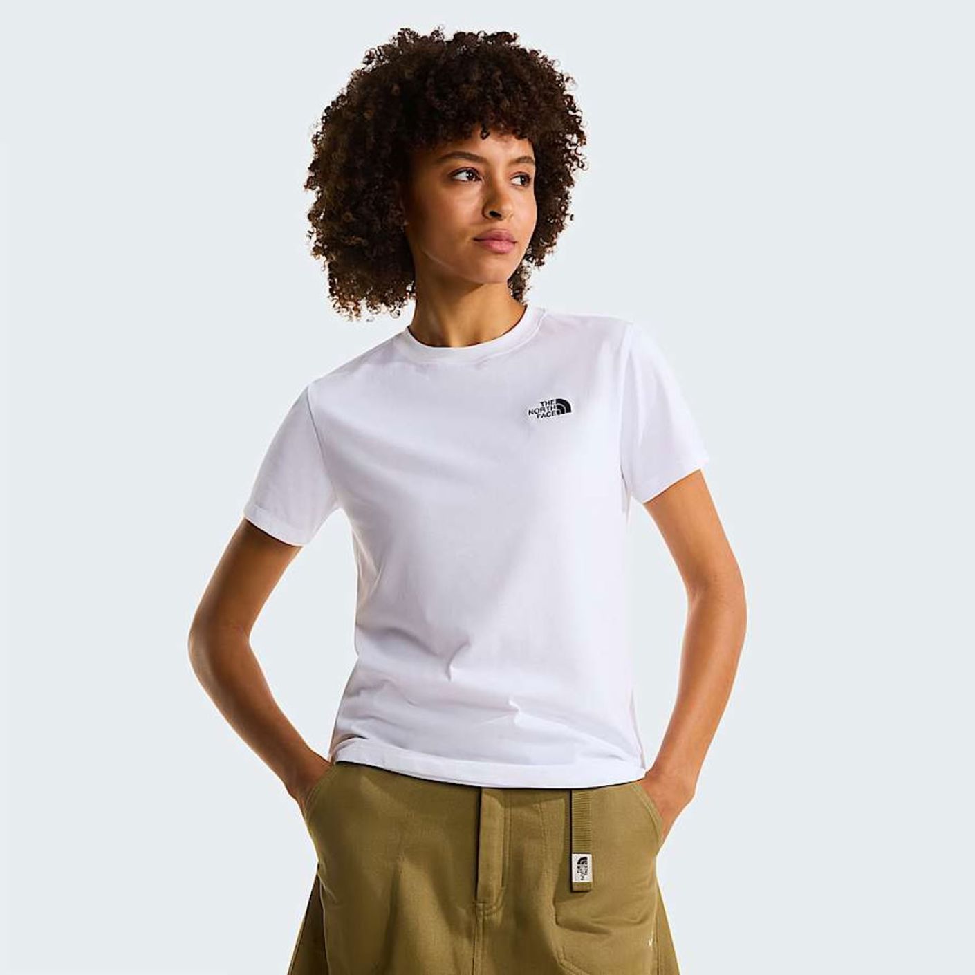 The North Face T-Shirt Evolution Simple Dome Slim |Colore:Tnf white