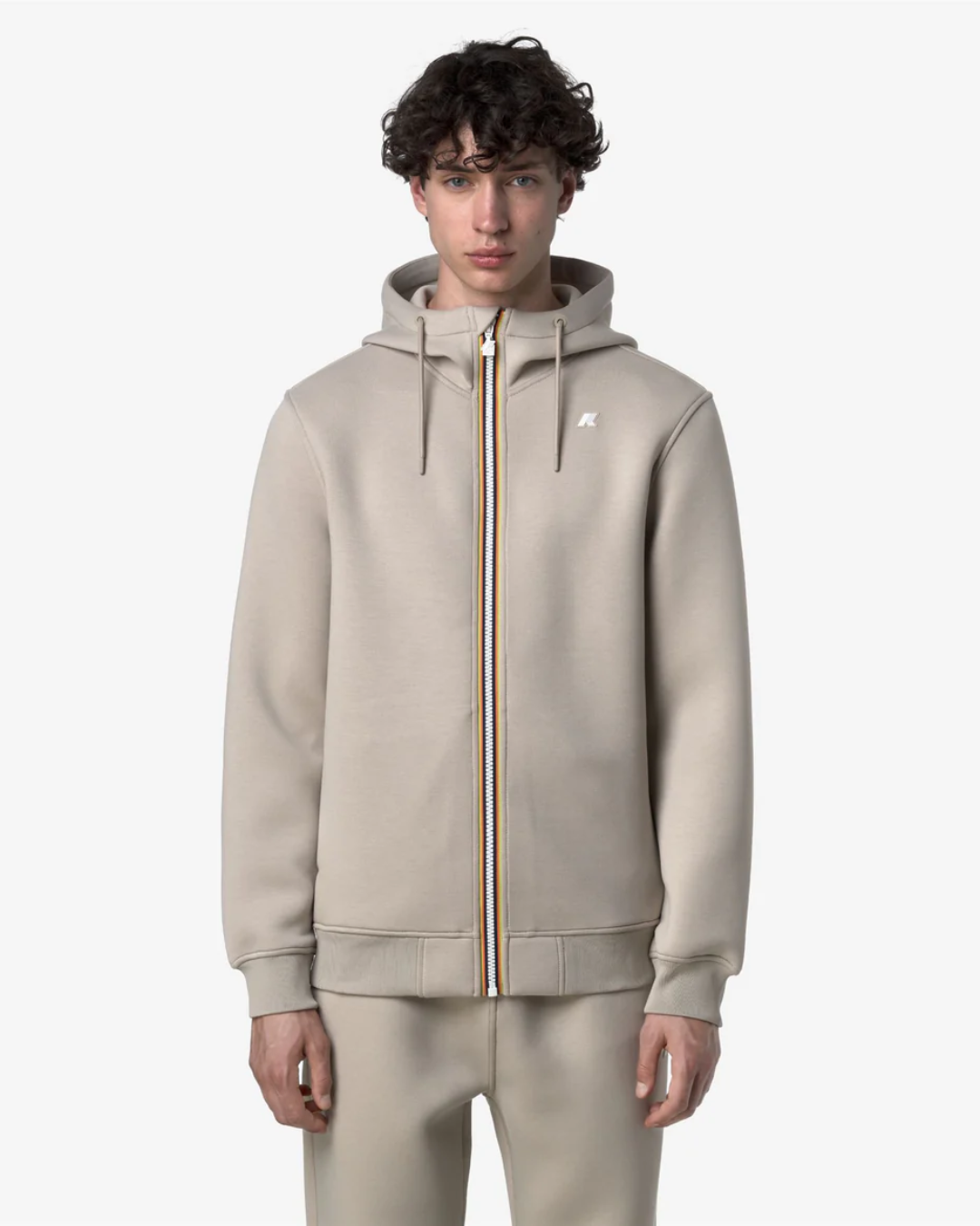 FELPA CON CAPPUCCIO - -RAINER SPACER|Colore:Beige cashmere