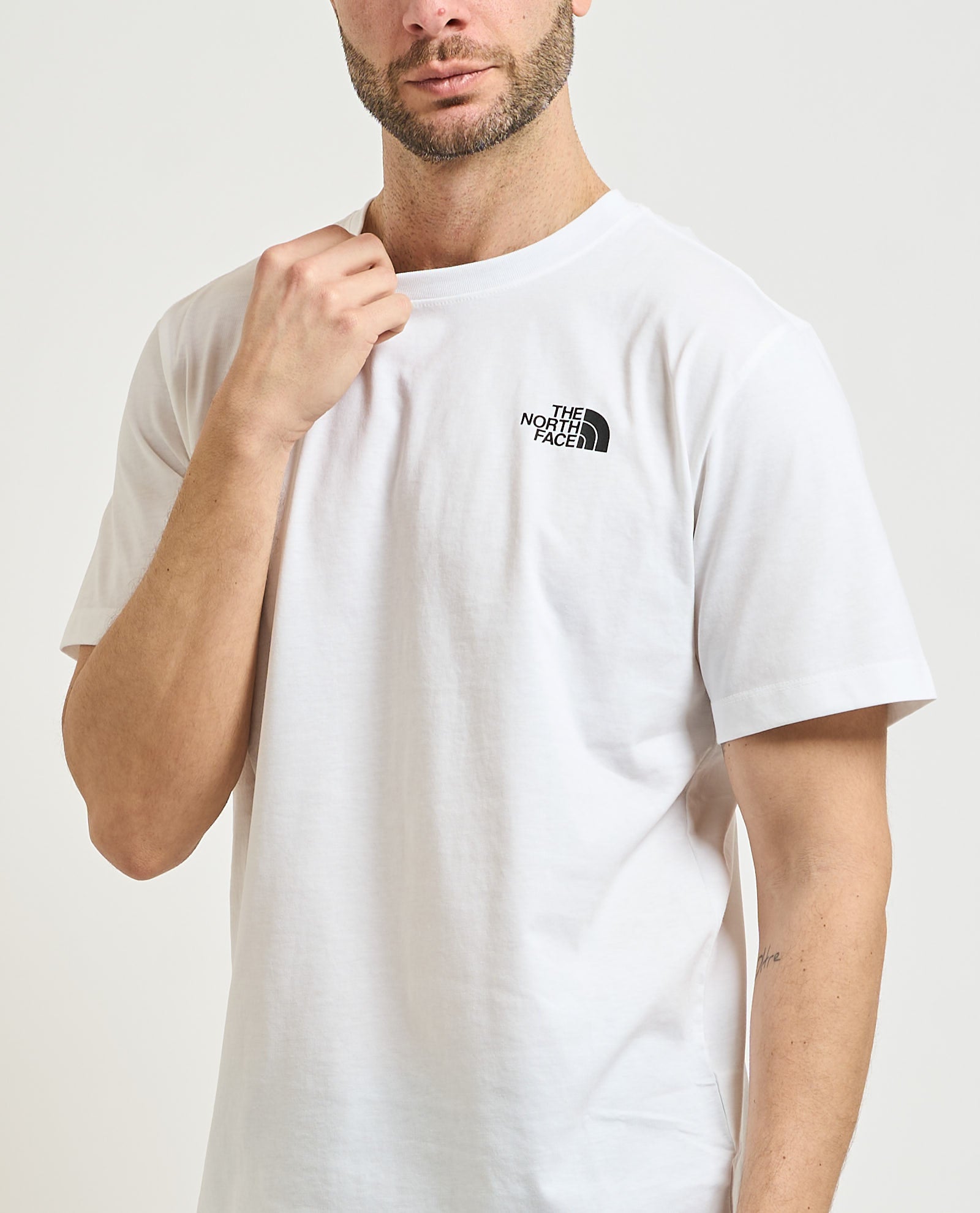 T-shirt uomo The North Face in jersey di cotone|Colore:Tnf white
