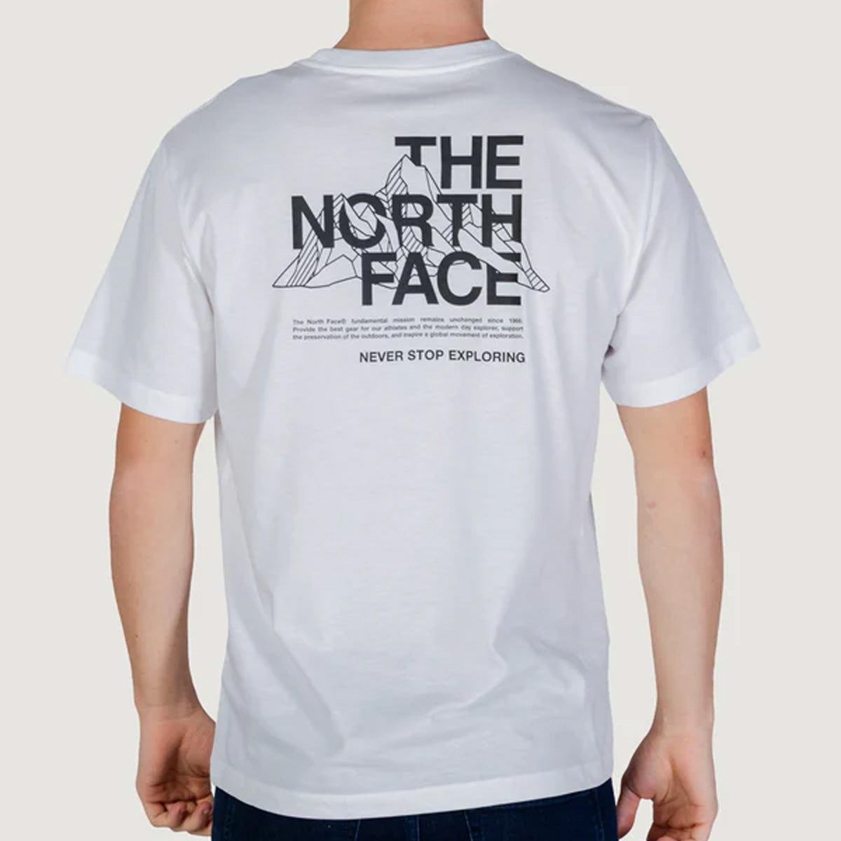 The North Face t-shirt MOUNTAIN|Colore:Tnf white