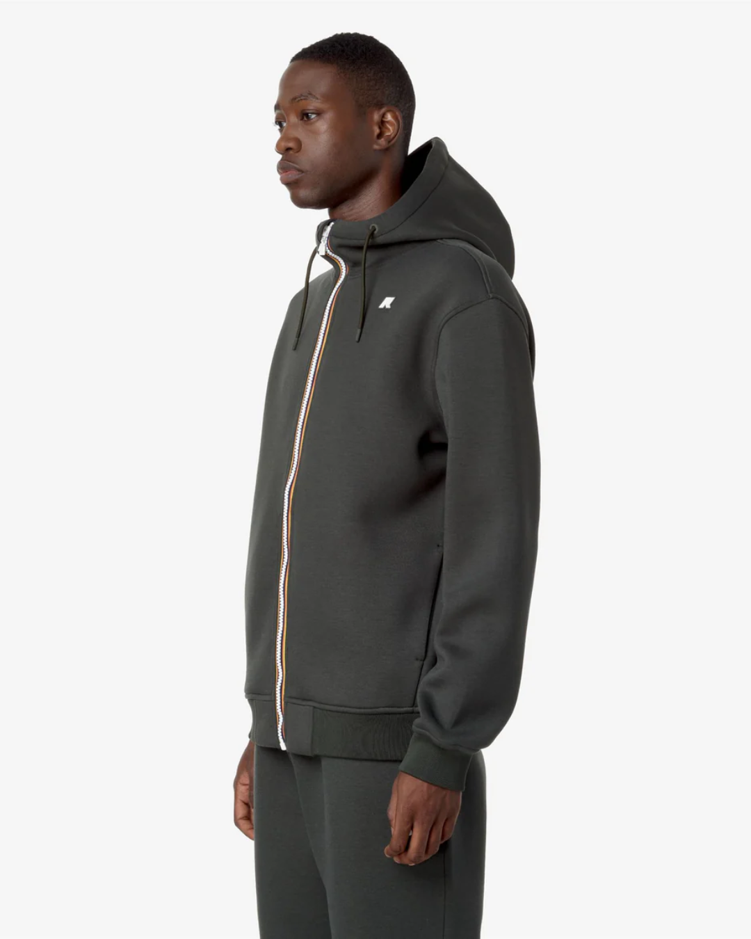 FELPA CON CAPPUCCIO - -RAINER SPACER|Colore:Green blackish