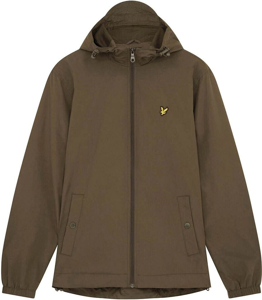 Lyle & Scott Zip Through Hooded Jacket|Colore:Olive