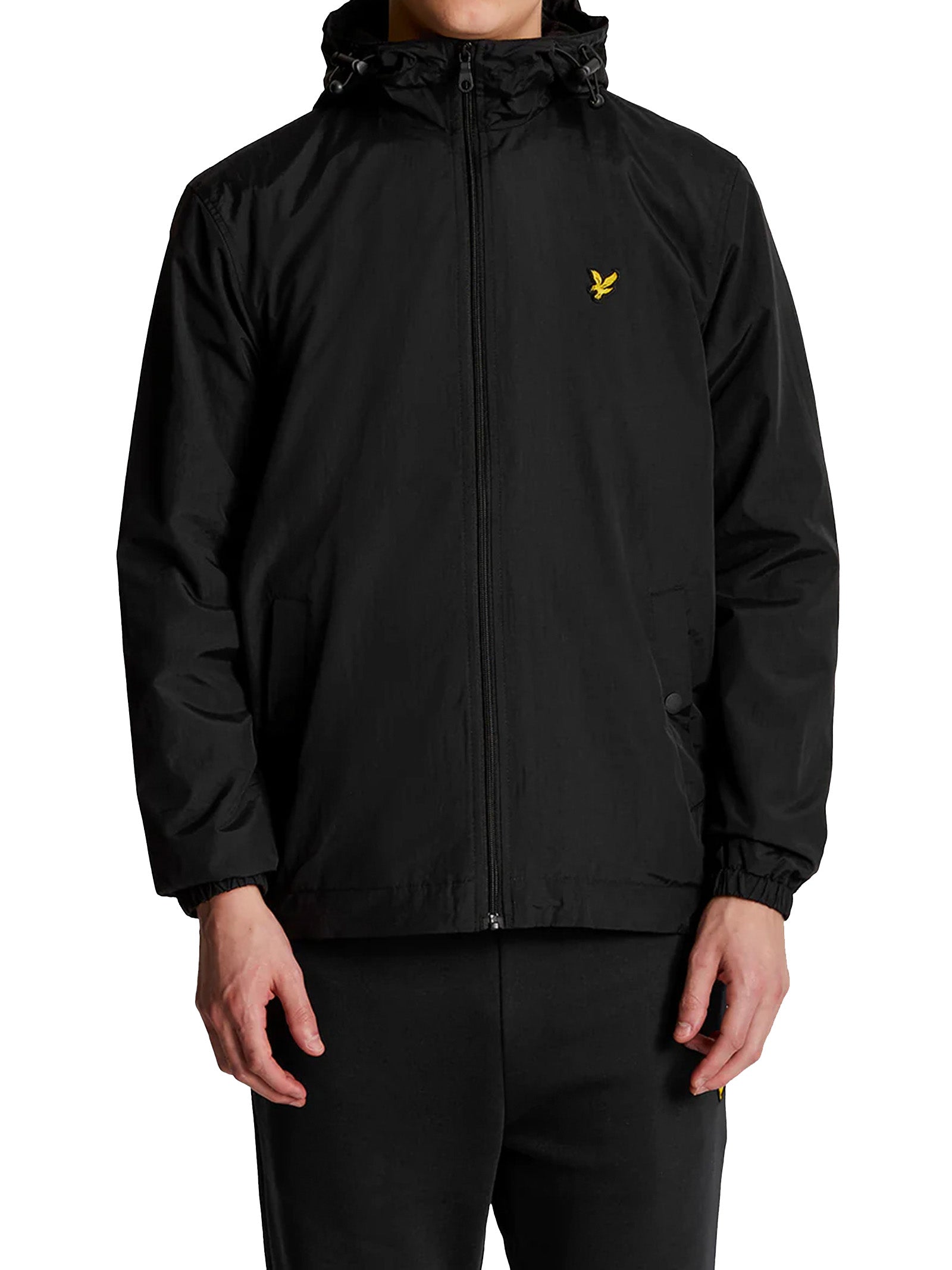 Lyle & Scott Zip Through Hooded Jacket|Colore:Jet black