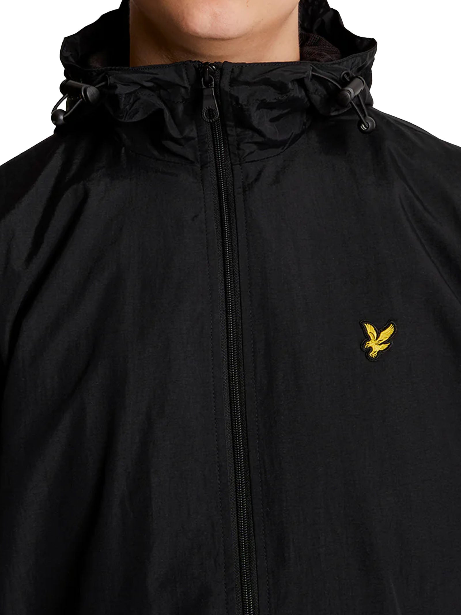 Lyle & Scott Zip Through Hooded Jacket|Colore:Jet black