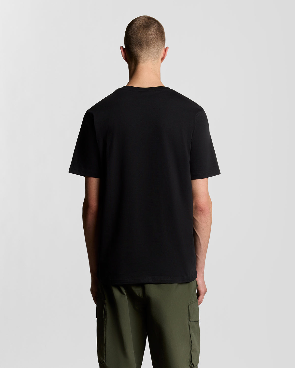 T-SHIRT PLAIN |Colore:Jet black