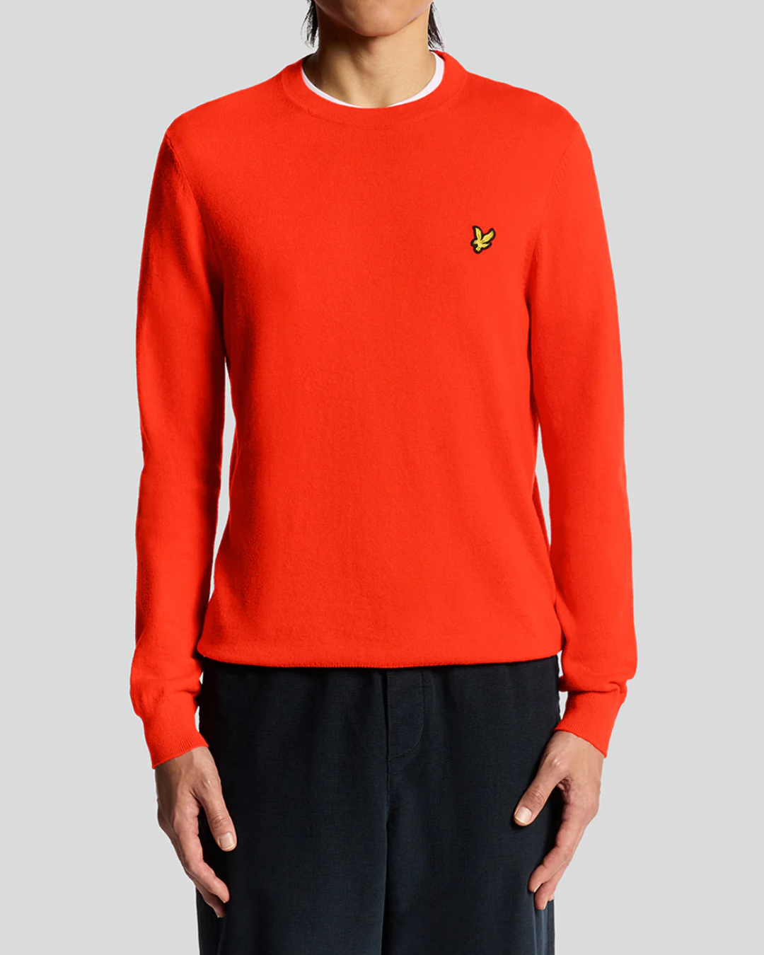 MAGLIONE GIROCOLLO |Colore:Ketchup