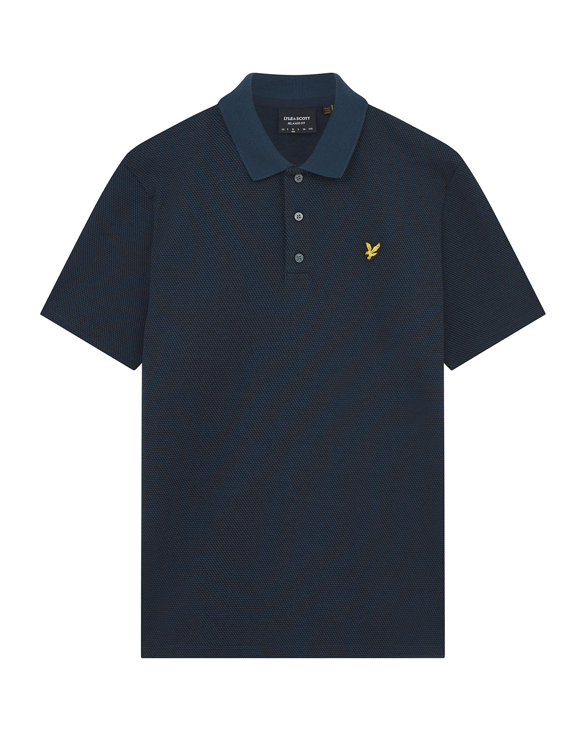 Tonal Texture Polo|Colore:Muddy navy