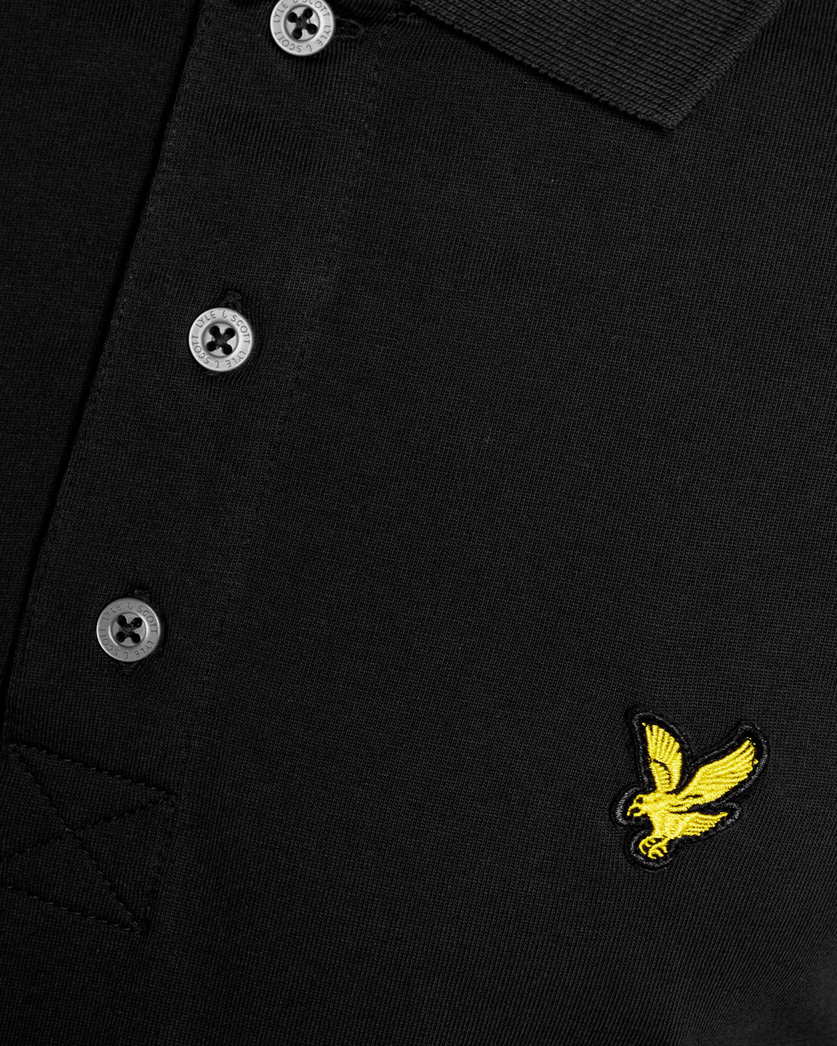 Jersey Polo Shirt|Colore:Jet black