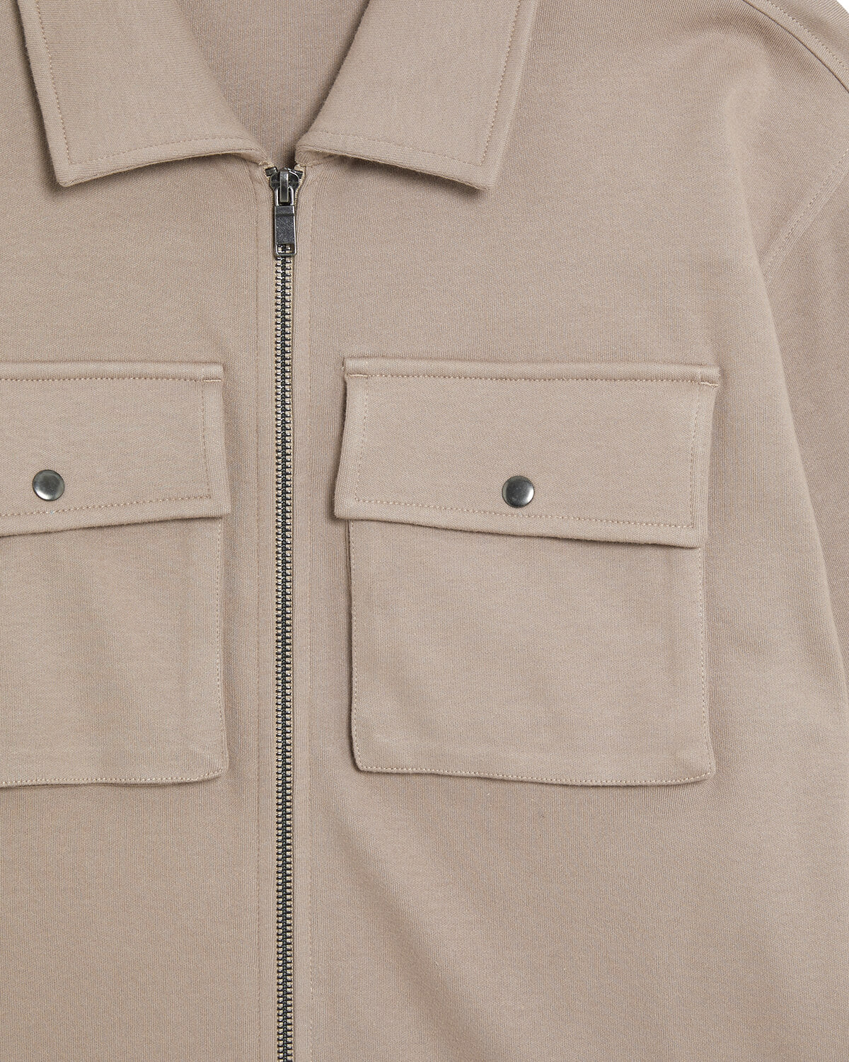 FELPA  Interlock Jersey Overshirt|Colore:Cobblestone