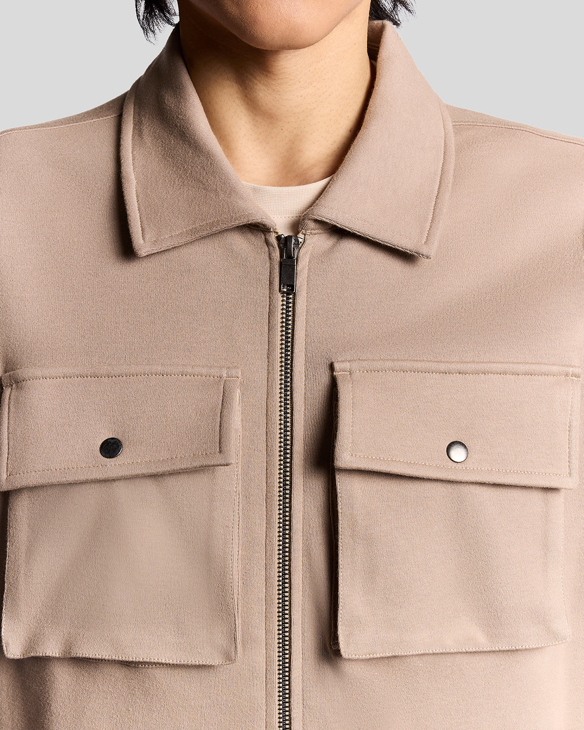 FELPA  Interlock Jersey Overshirt|Colore:Cobblestone