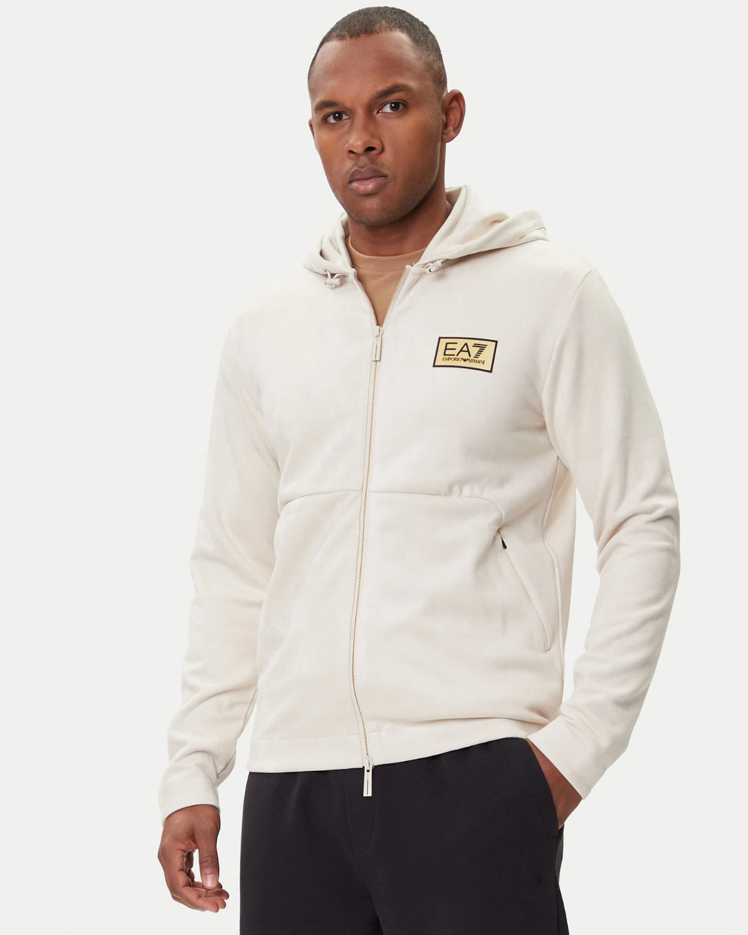FELPA CON ZIP|Colore:Bianco