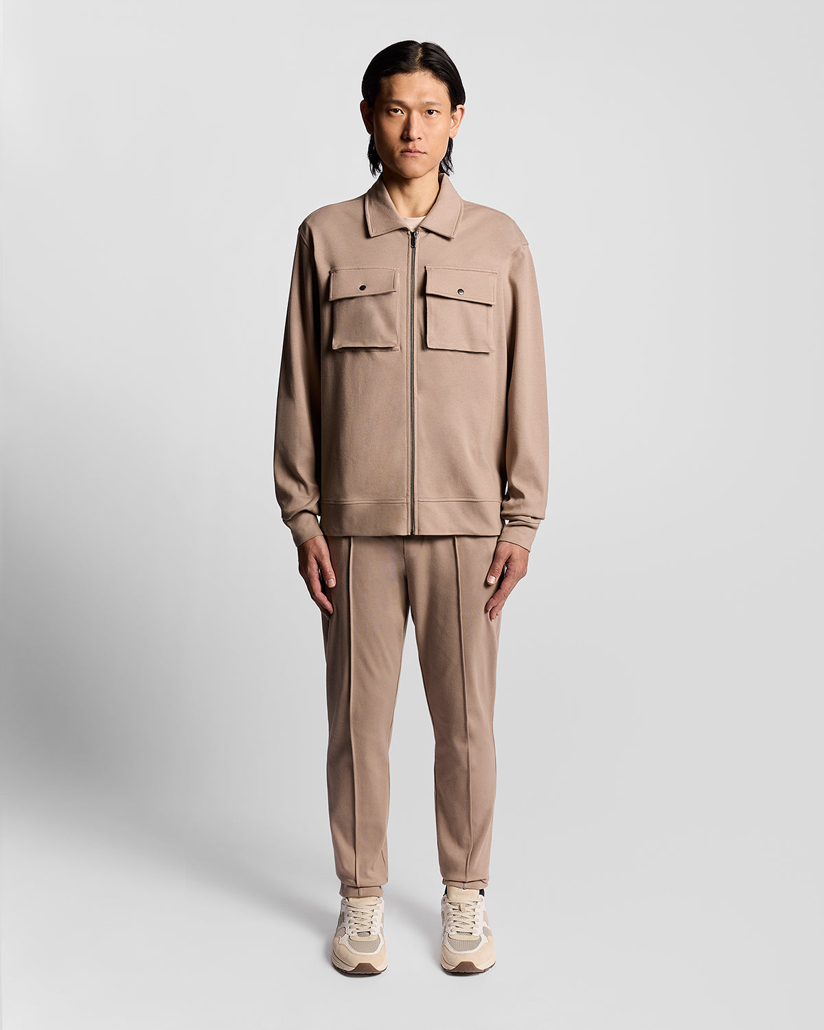 FELPA  Interlock Jersey Overshirt|Colore:Cobblestone