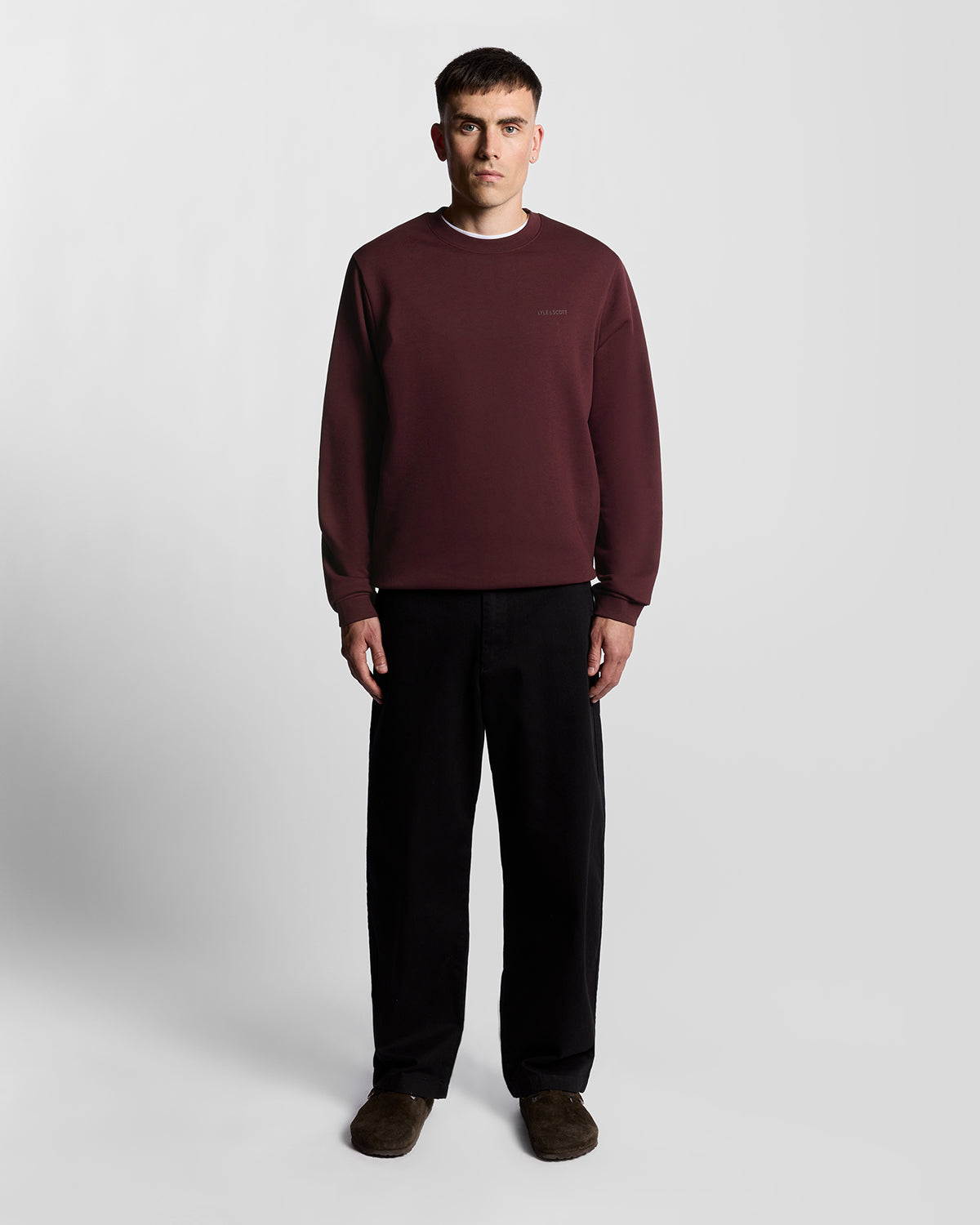 FELPA LYLE & SCOTT|Colore:Port