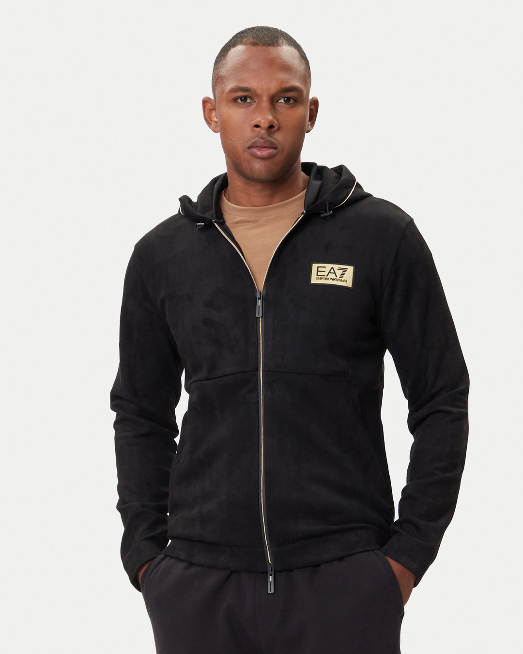 FELPA CON ZIP|Colore:Nero