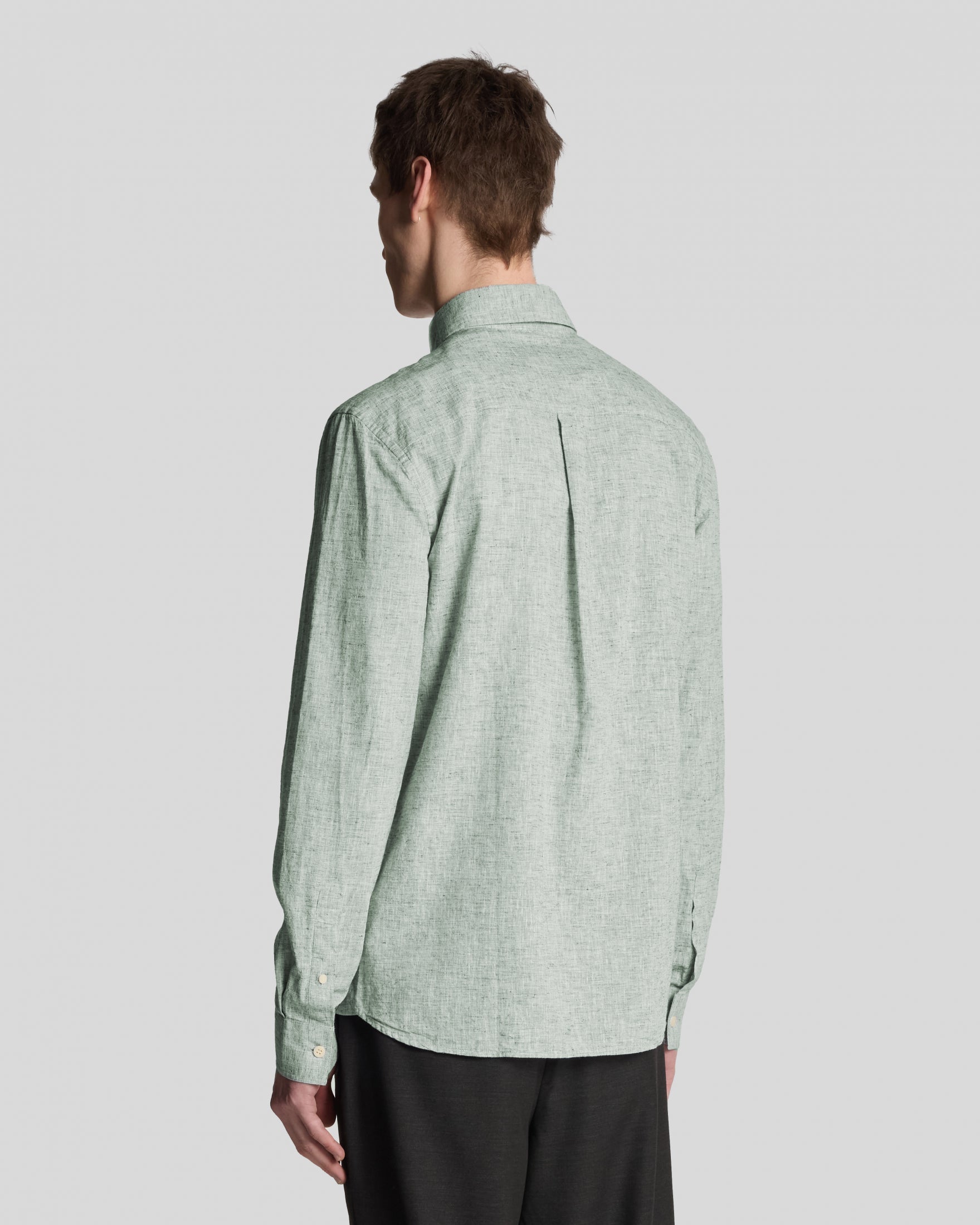 CAMICIA UOMO LYLE & scott|Colore:Green mercurial
