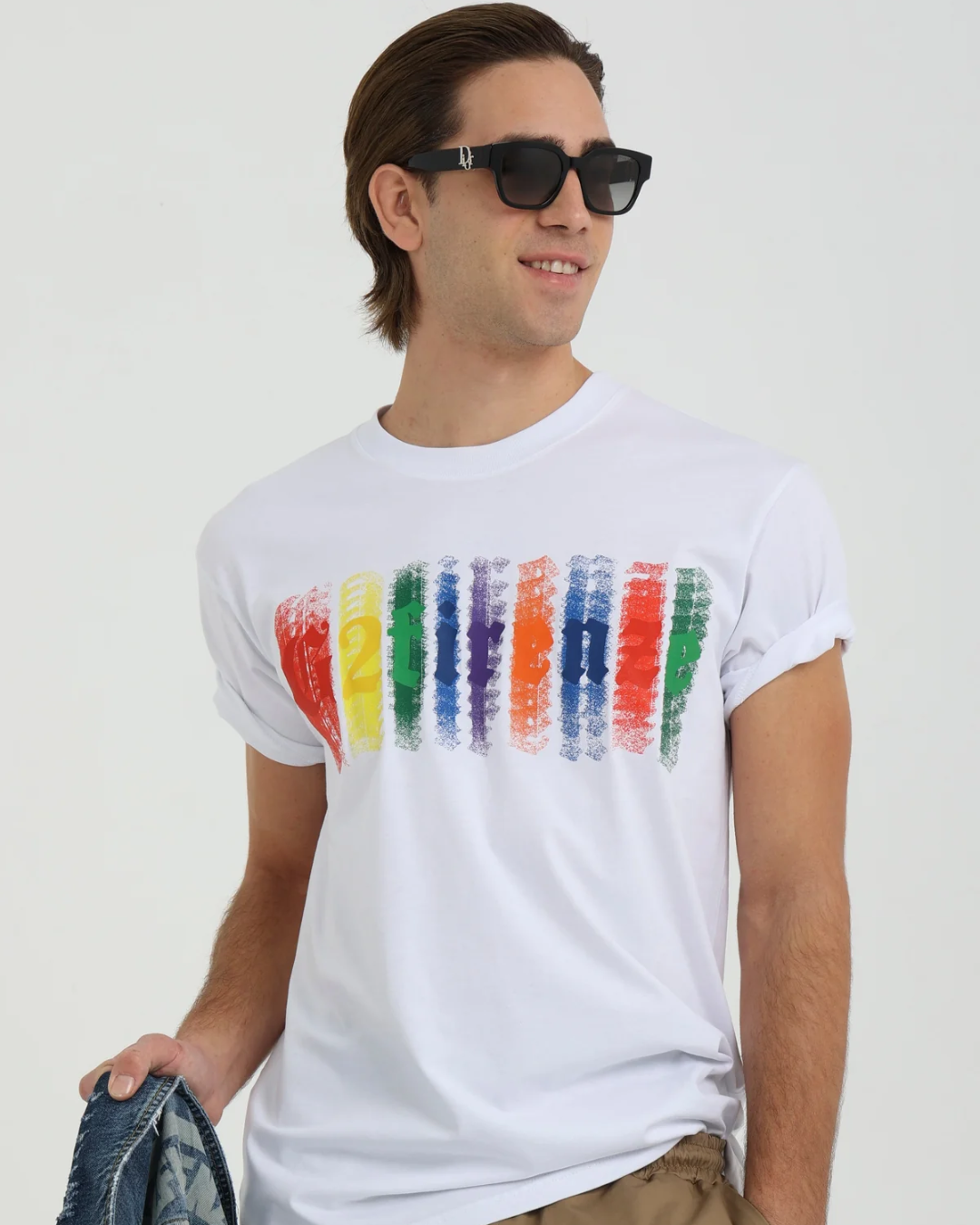 T-SHIRT UOMO PASTELLO G2 FIRENZE |Colore:Bianco