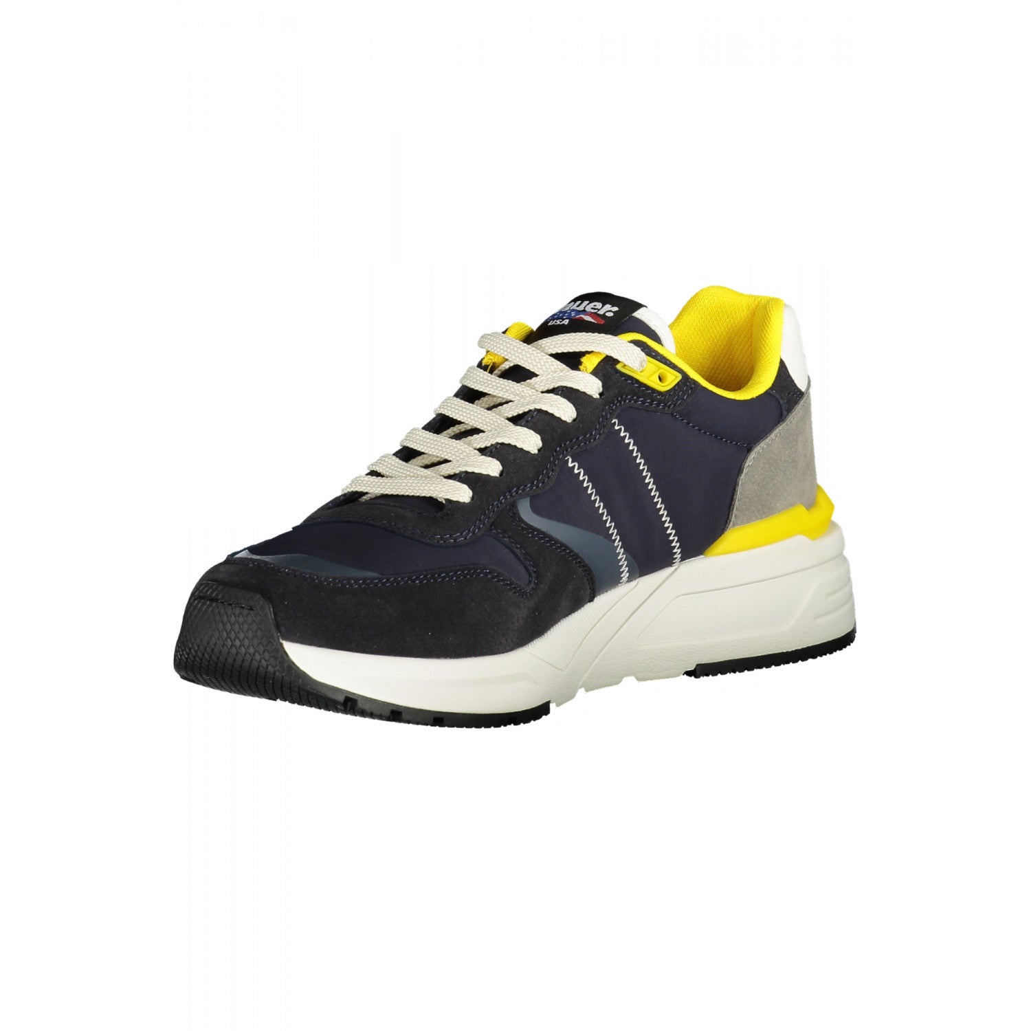 BLAUER SNEAKER RAY01 NAVY|Colore:Navy/yellow