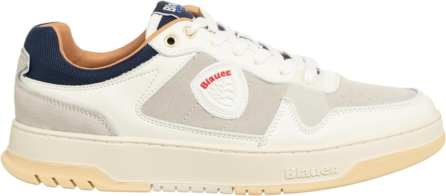 Blauer Sneakers Harper Uomo Cream - Navy|Colore:White/navy