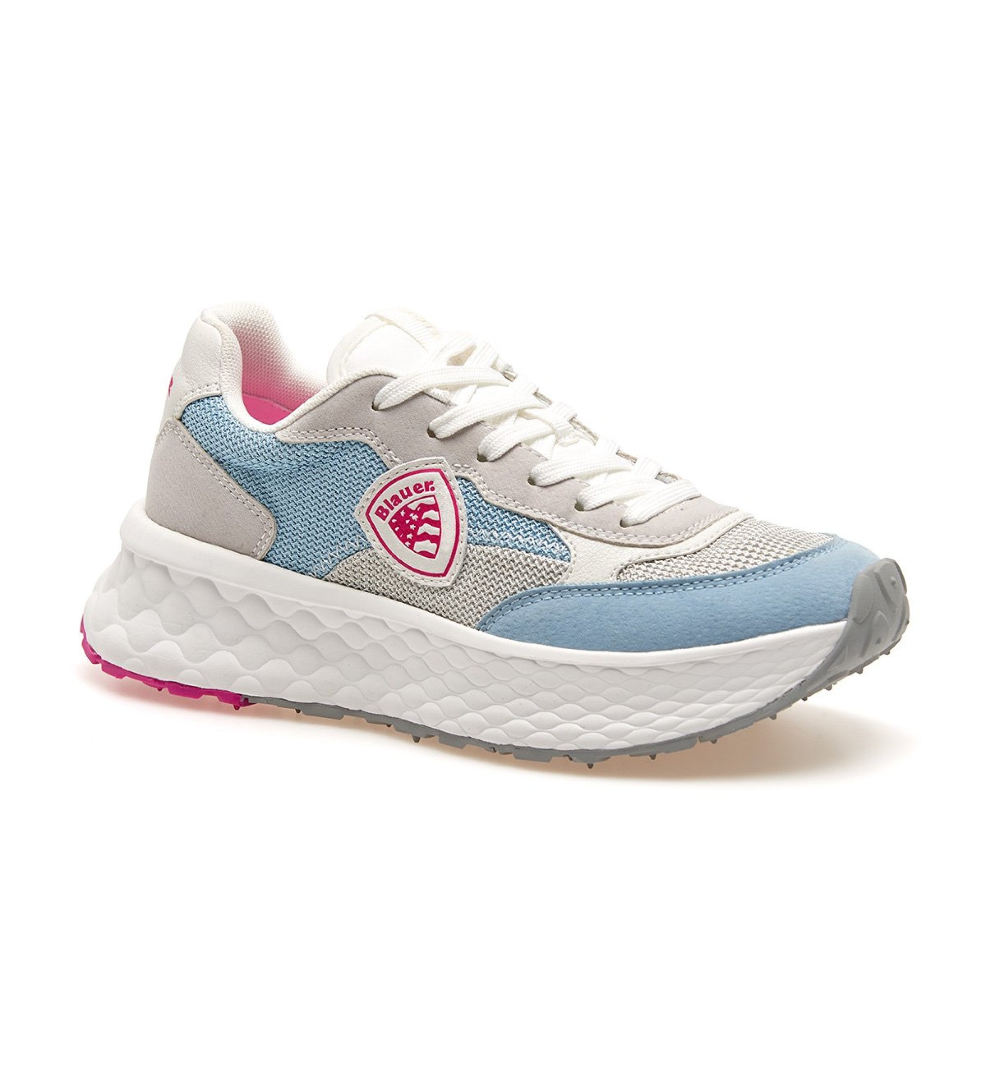Sneakers DONNA Lynn01 BLAUER |Colore:Light blue/fuxia