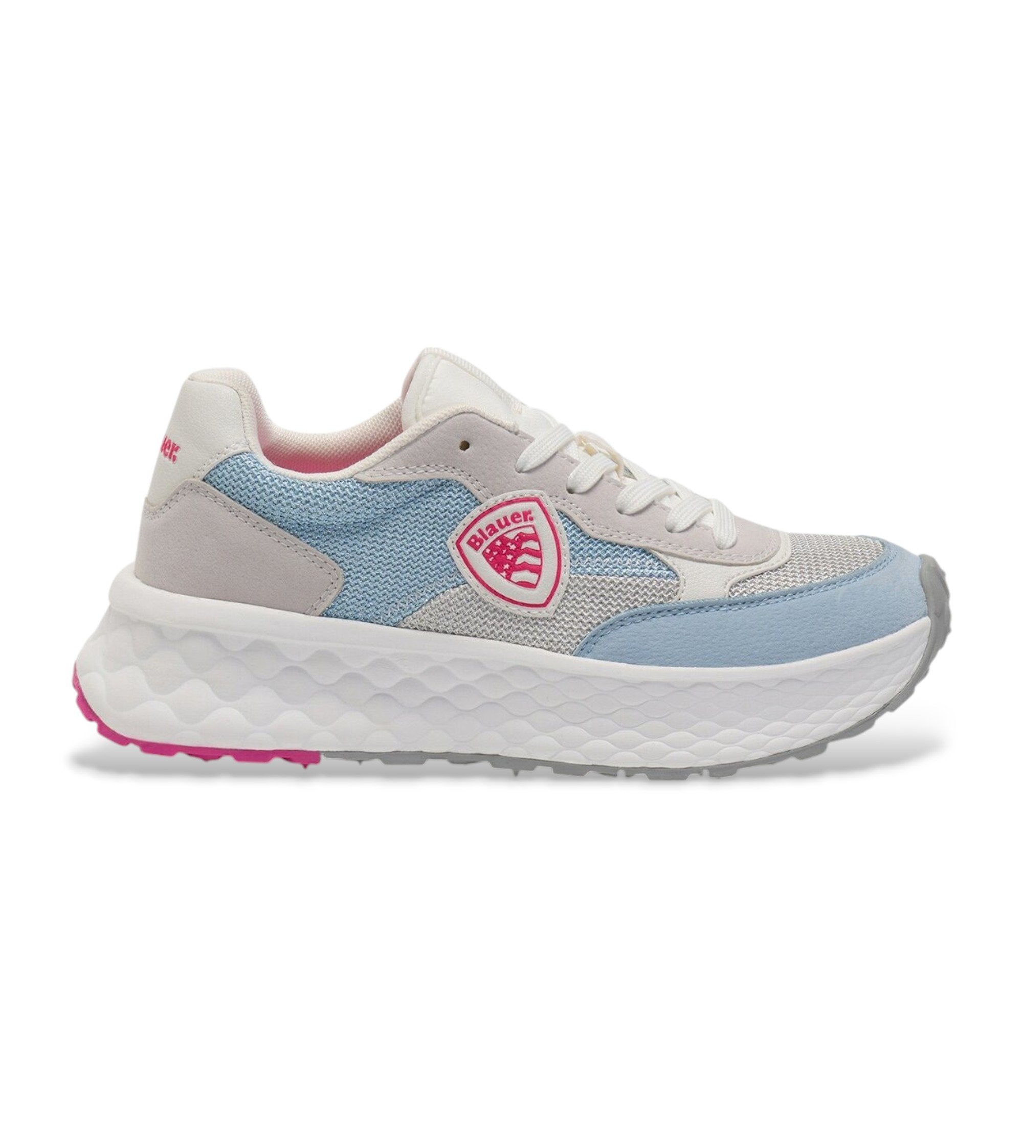 Sneakers DONNA Lynn01 BLAUER |Colore:Light blue/fuxia