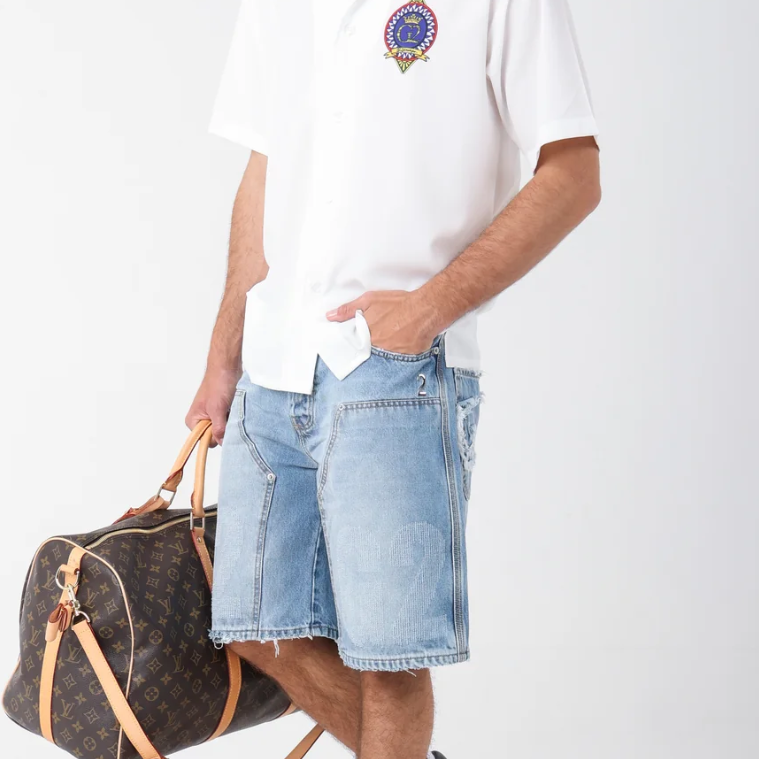 SHORT DENIM|Colore:Denim
