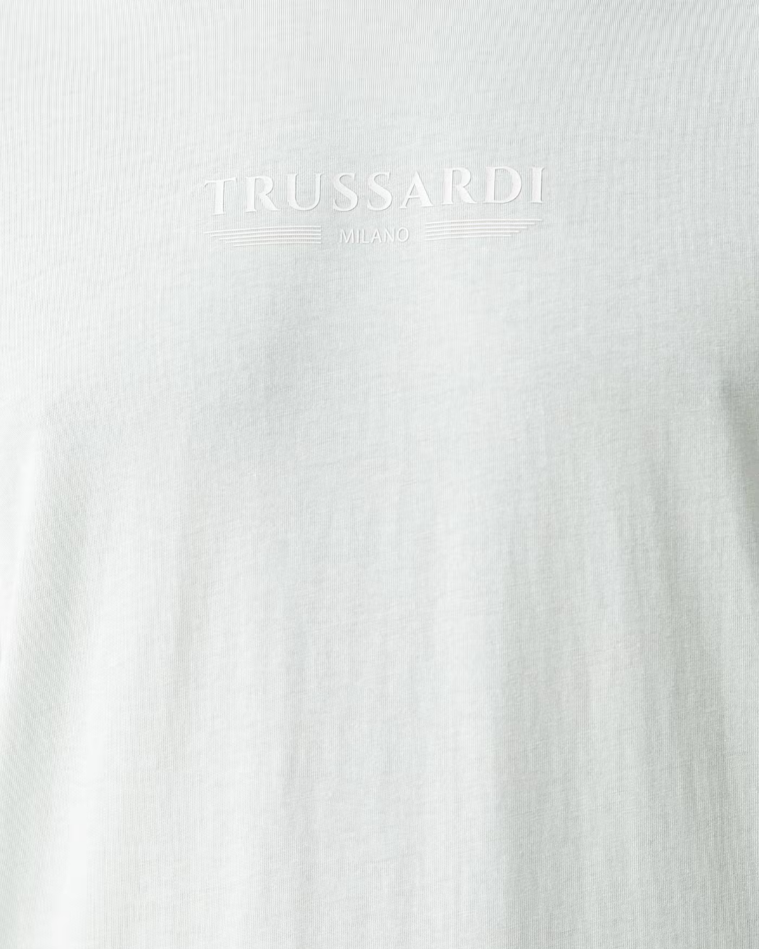 Trussardi t-shirt da uomo in cotone|Colore:Azzurro