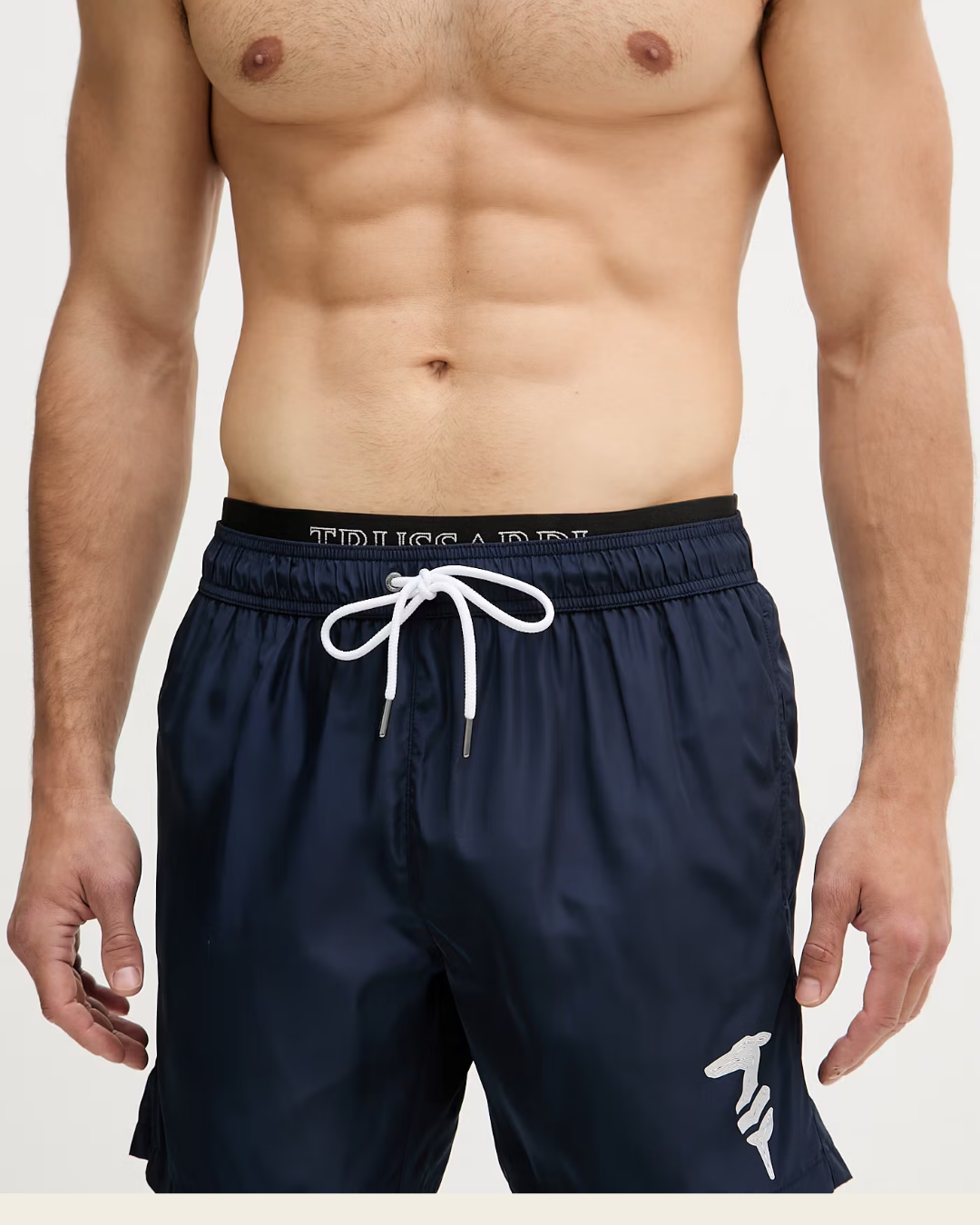 Trussardi pantaloncini da bagno da uomo|Colore:Navy