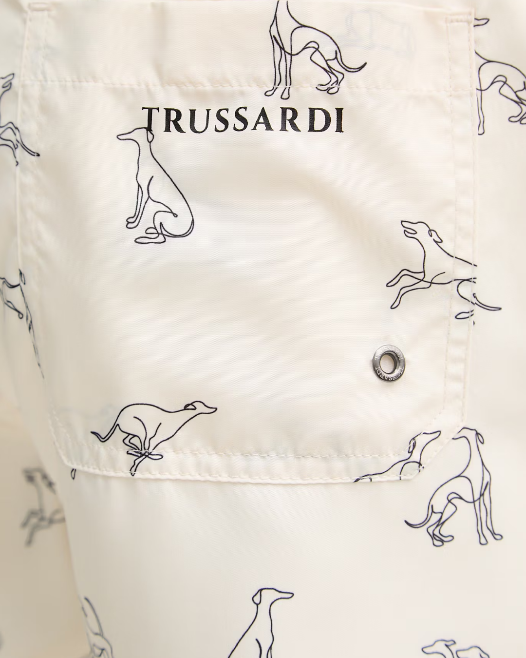 Trussardi pantaloncini da bagno da uomo|Colore:Avorio