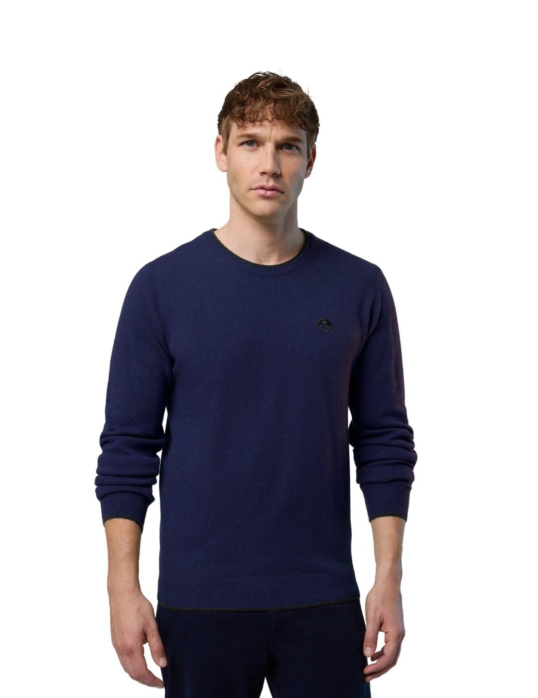 MAGLIONE GIROCOLLO NORTH SAILS |Colore:Blu navy