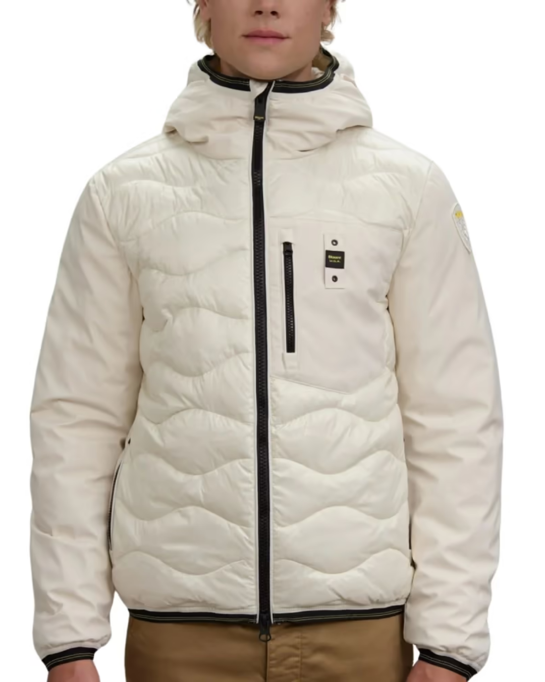 PIUMINO UOMO IMBOTTITURA MISTA ALBERT|Colore:Bianco