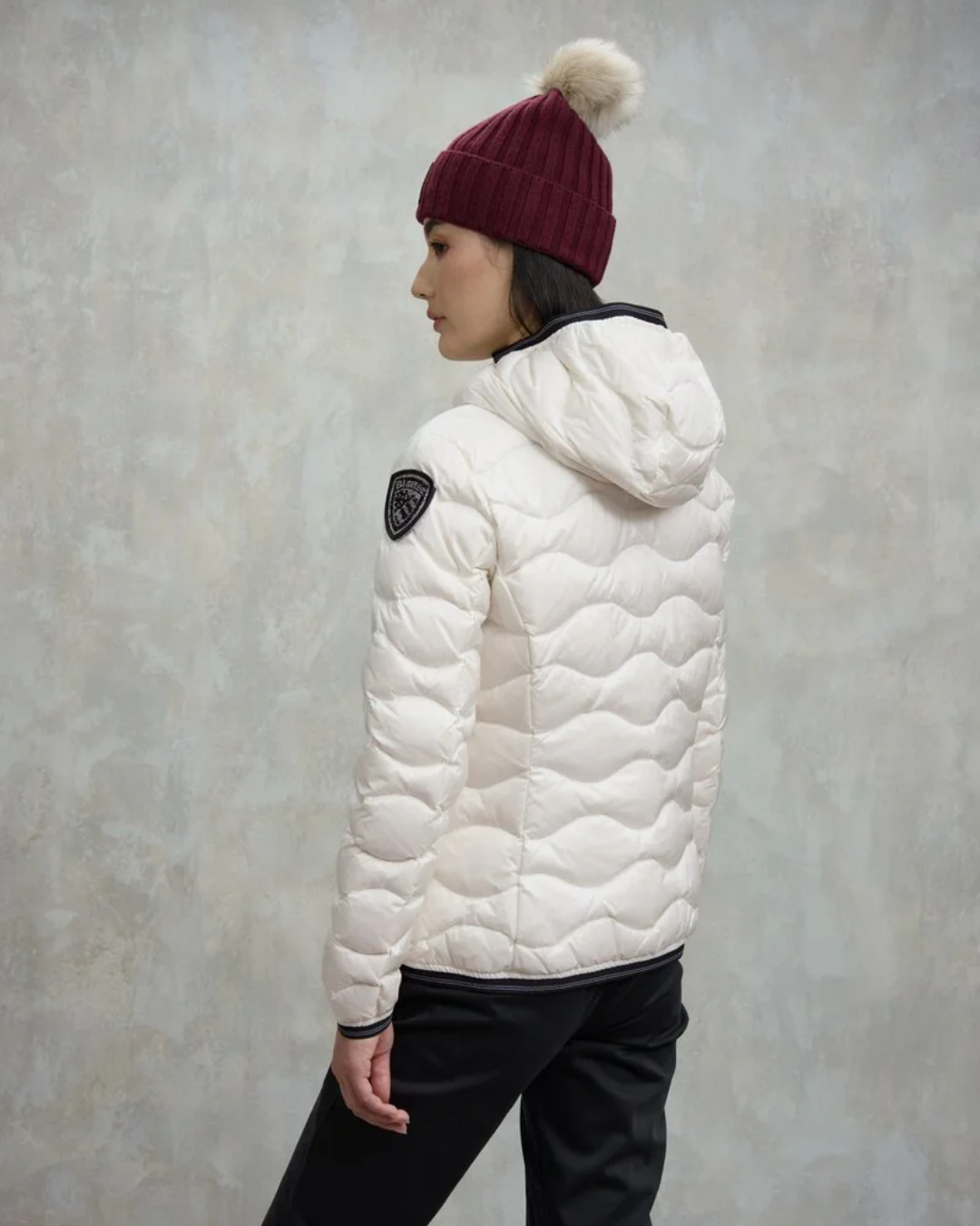 PIUMINO AD ONDE CAMELIA|Colore:Bianco