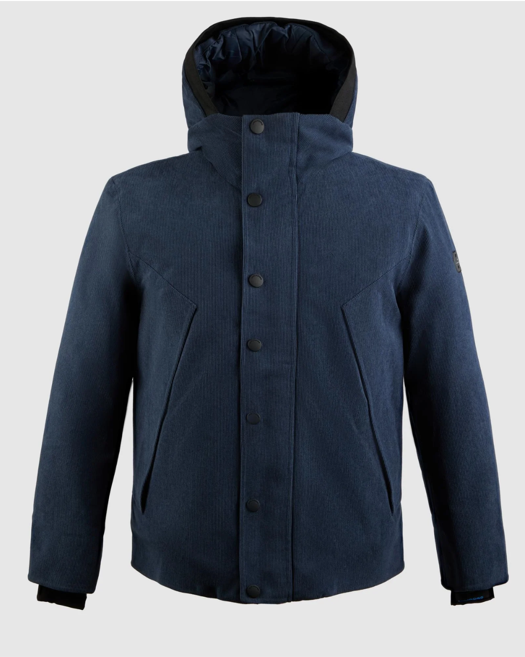 Giaccone uomo impermeabile in velluto traspirante|Colore:Blu