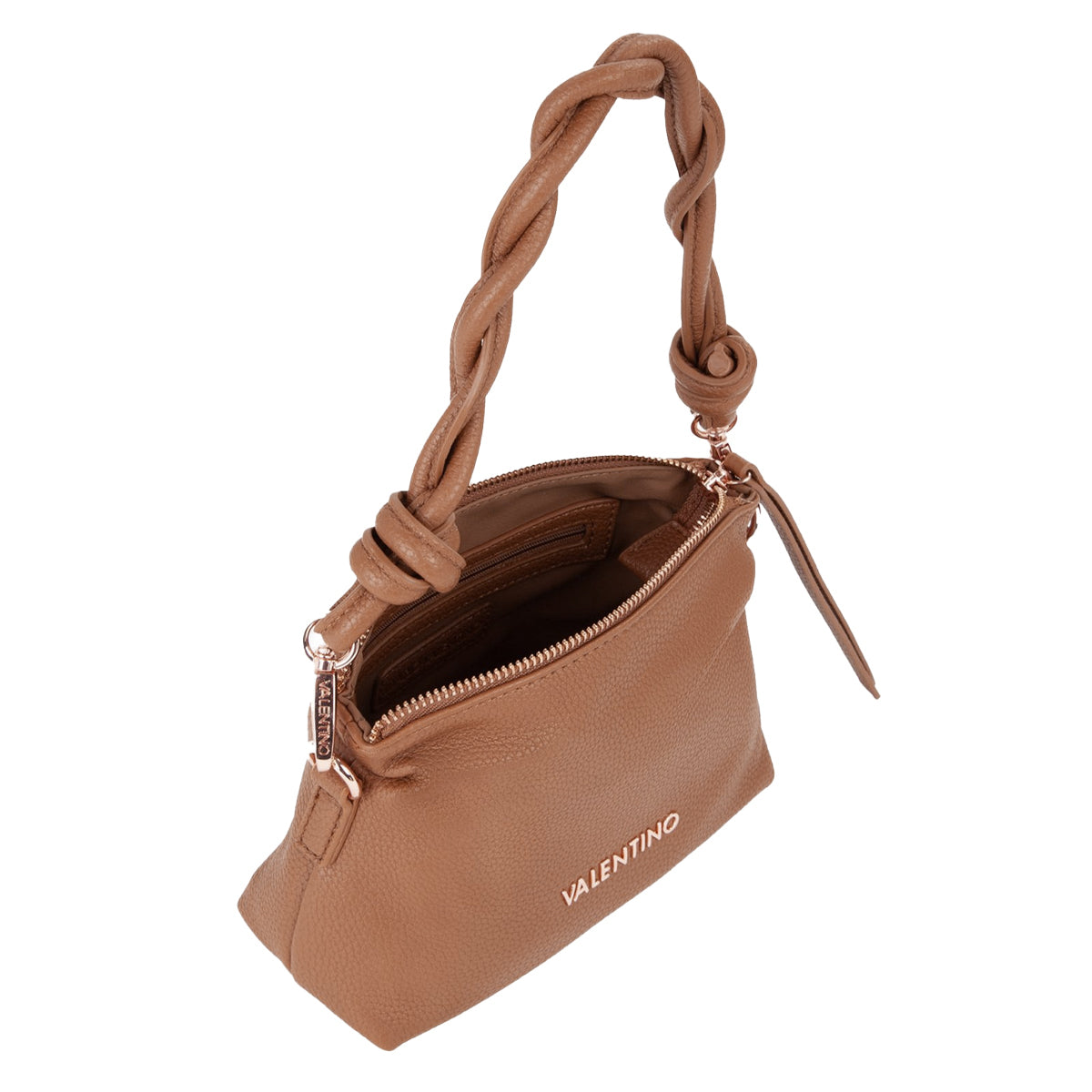 BORSA A MANO CON TRACOLLA VALENTINO |Colore:Cuoio