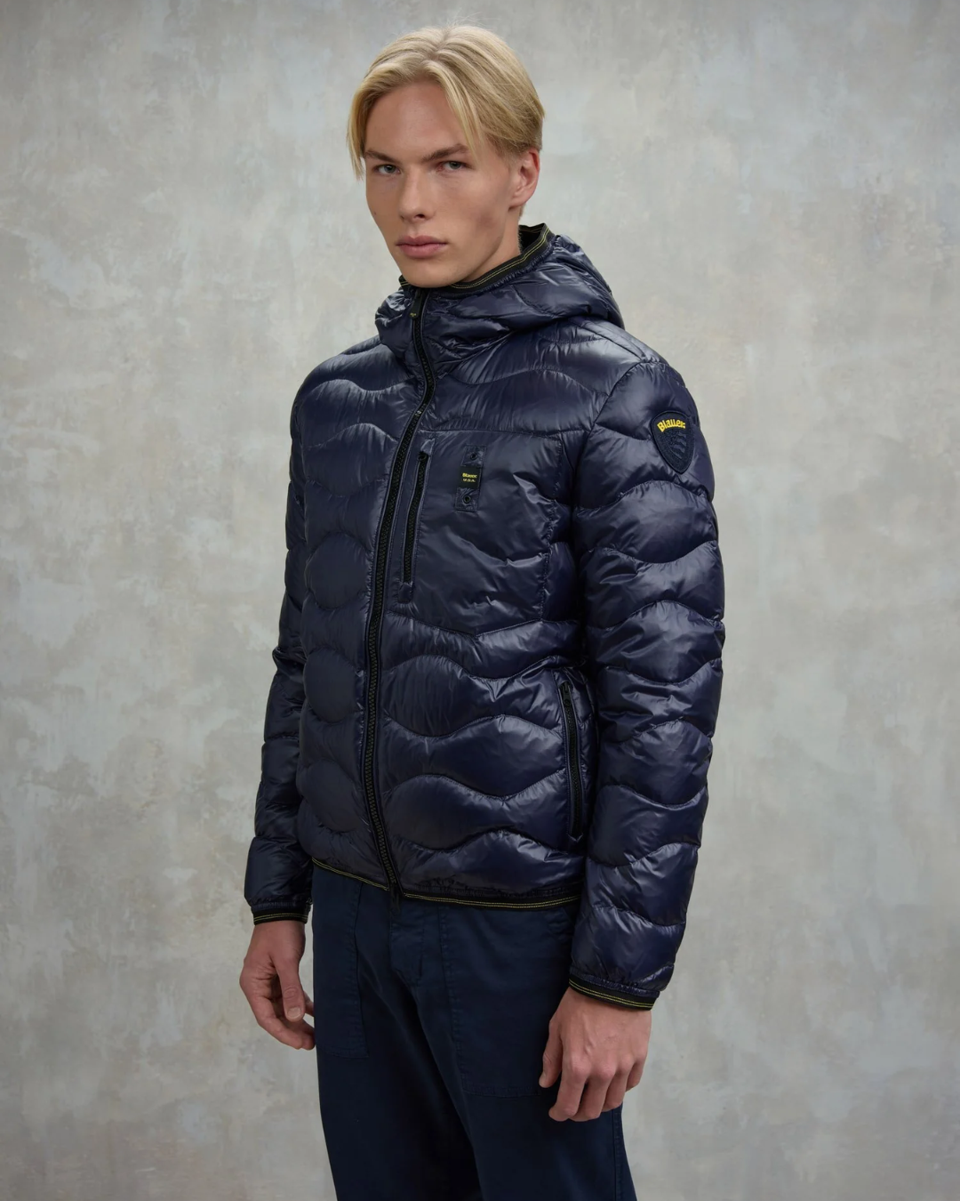 PIUMINO AD ONDE WAVE|Colore:Blu