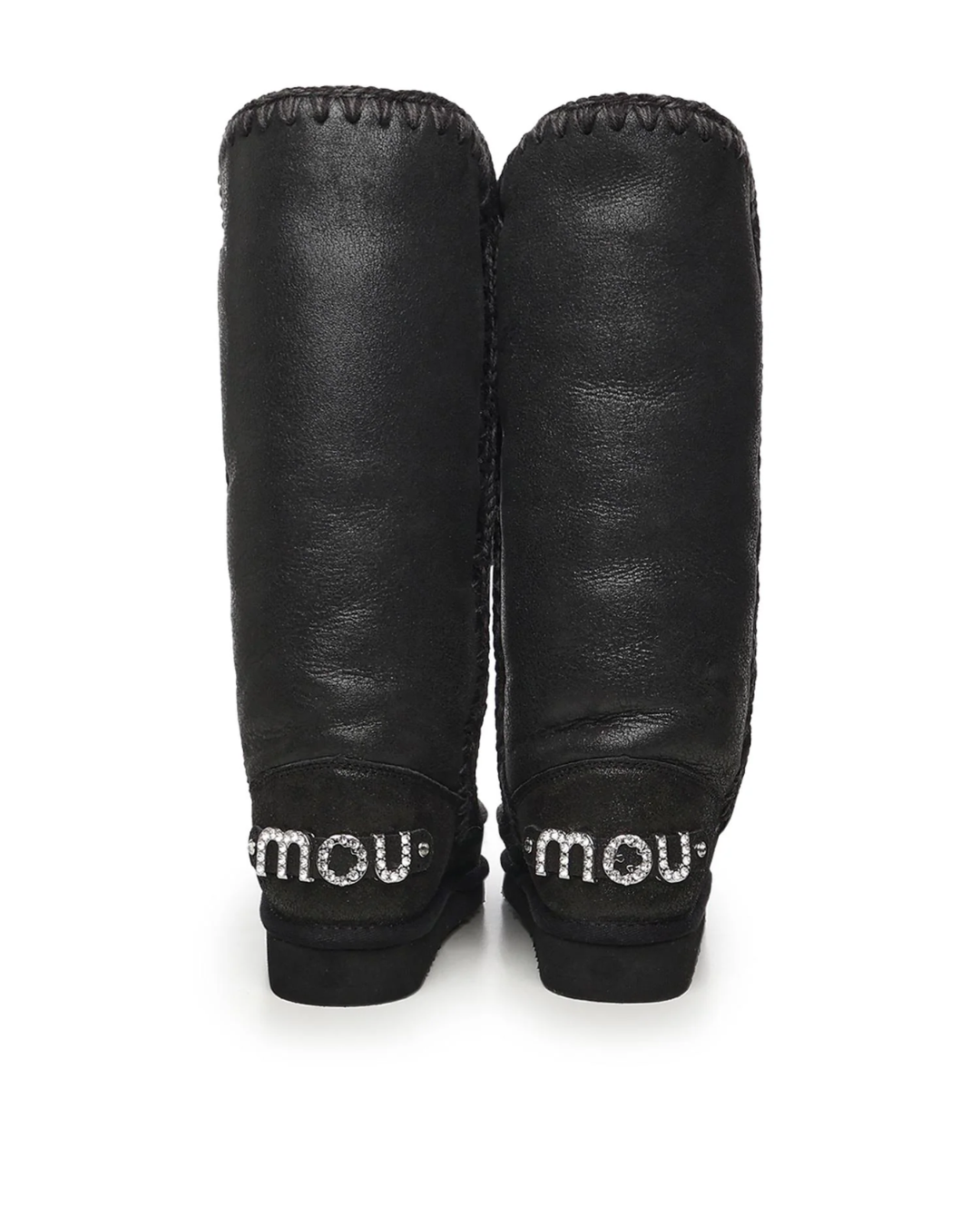 Stivali mou  Eskimo 40 rhinestones logo|Colore:Nero